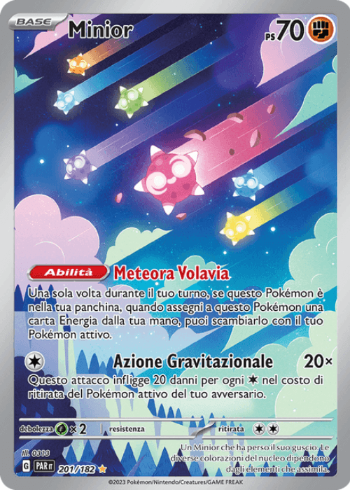 Pokémon Minior 201/182 Paradosso Temporale ITA