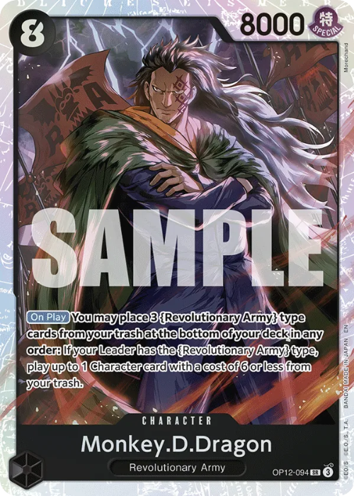 One Piece Monkey.D.Dragon Super Rare OP12-094 ENG