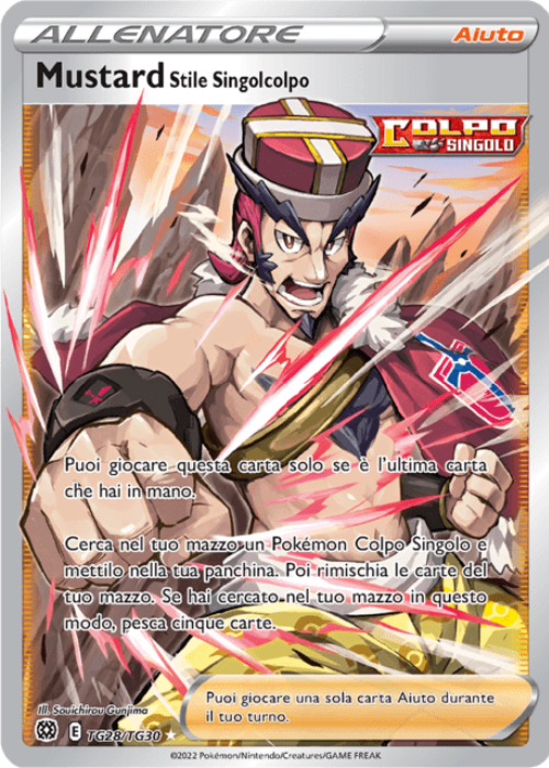 Pokémon Mustard Stile Singolcolpo TG28/TG30 Astri Lucenti ITA