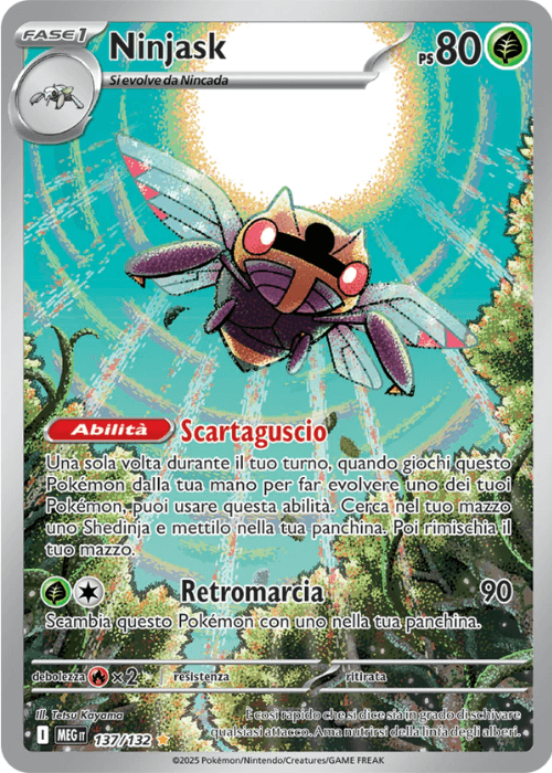 Pokémon Ninjask 137/132 Megaevoluzione ITA