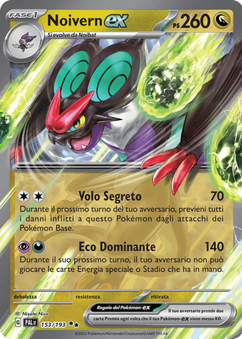 Pokémon Noivern ex 153/193 Evoluzioni a Paldea ITA