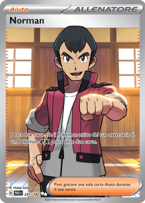 Pokémon Norman 237/182 Paradosso Temporale ITA