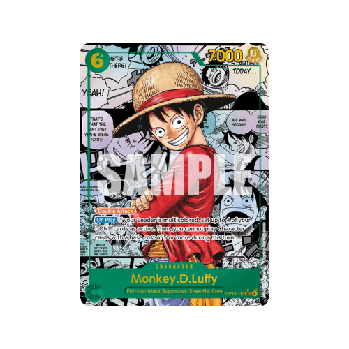 Monkey.D.Luffy Manga OP13-118 ENG