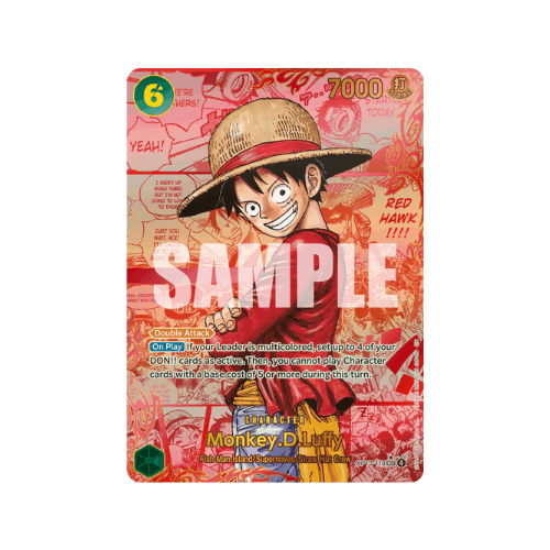 Monkey.D.Luffy Red Manga OP13-118 ENG