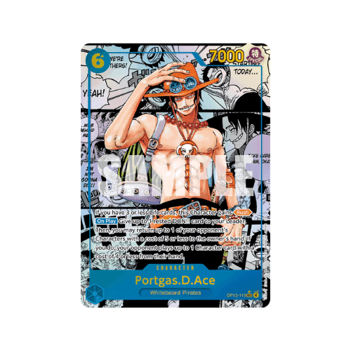 Portgas.D.Ace Manga OP13-119 ENG