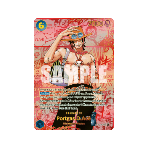 Portgas.D.Ace Red Manga OP13-119 ENG