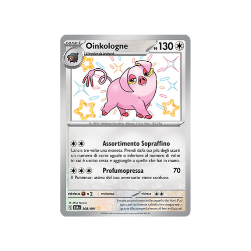 Pokémon Oinkologne 208/091 Destino di Paldea ITA