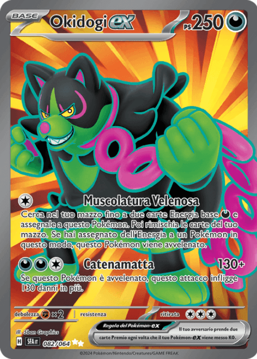 Pokémon Okigogi ex 082/064 Segreto Fiabesco ITA