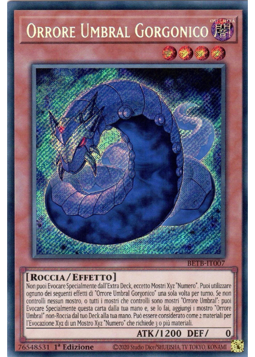 Yu-Gi-Oh! Orrore Umbral Gorgonico BETB 007 Oltre il Coraggio ITA