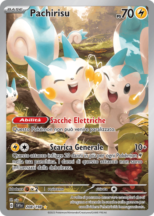 Pokémon Pachirisu 208/198 Scarlatto & Violetto ITA