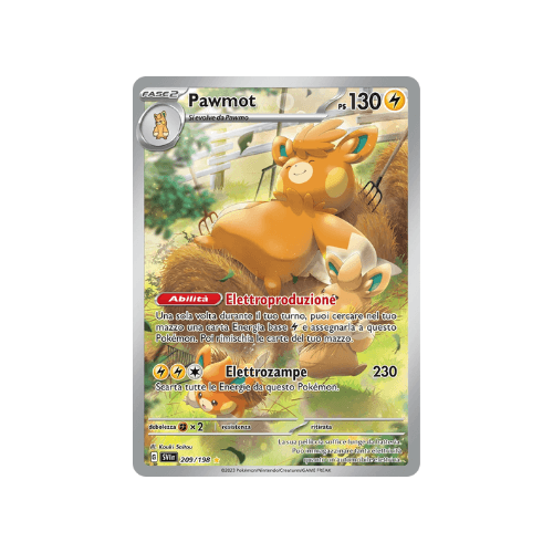 Pokémon Pawmot 209/198 Scarlatto & Violetto ITA