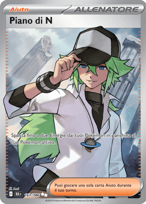 Pokémon Piano di N 163/086 Luce Nera ITA