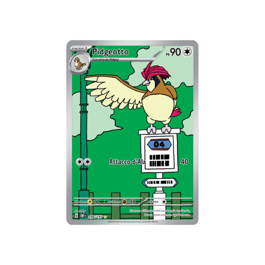 Pokémon Pidgeotto 208/197 Ossidiana Infuocata ITA