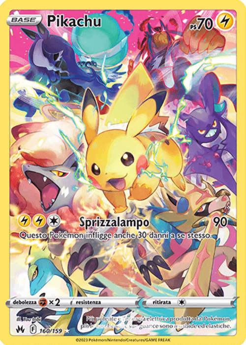 Pokémon Pikachu 160/159 Zenit Regale ITA