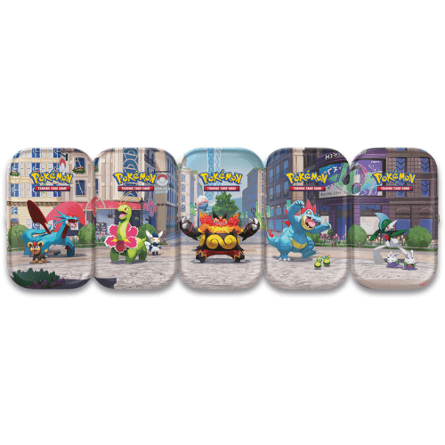 Pokemon Bundle 5 Mini Tin da Collezione Luminopoli ITA
