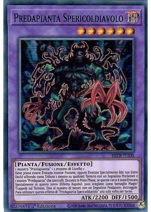 Yu-Gi-Oh! Predapianta Spericoldiavolo BETB 100 Oltre il Coraggio ITA