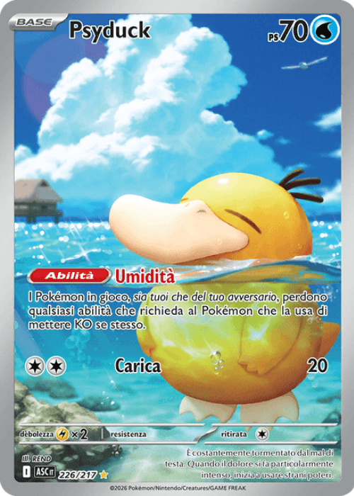 Pokémon Psyduck 226/217 Ascesa Eroica ITA