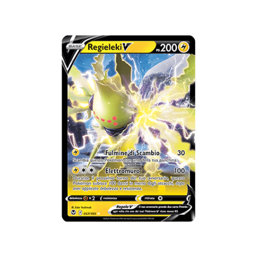 Pokémon Regieleki V 057/195 Tempesta Argentata ITA
