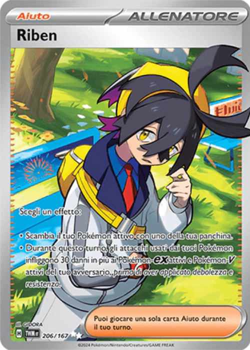 Pokémon Riben 206/167 Crepuscolo Mascherato ITA