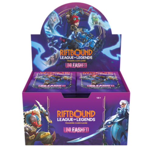Riftbound League of Legends TCG Unleashed Booster Display 24 packs ENG