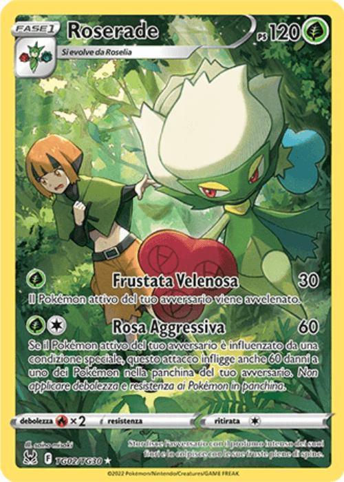Pokémon Roserade TG02/TG30 Origine Perduta ITA