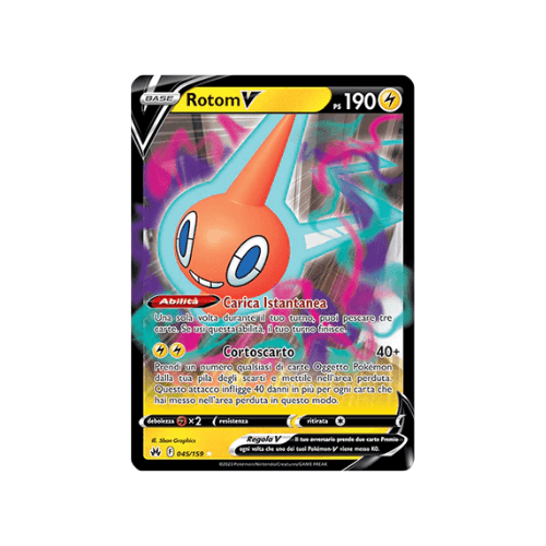 Pokémon Rotom V 045/159 Zenit Regale ITA