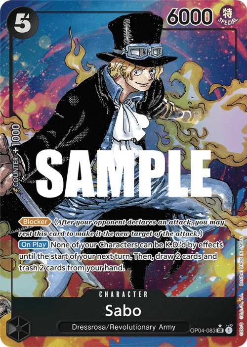 One Piece Sabo Alternate Art OP04-083 ENG