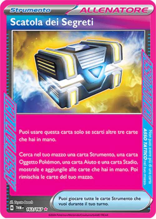 Pokémon Scatola dei Segreti 163/167 Crepuscolo Mascherato ITA