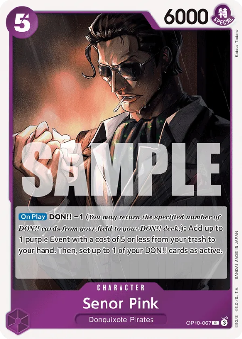One Piece Senor Pink Rare OP10-067 ENG