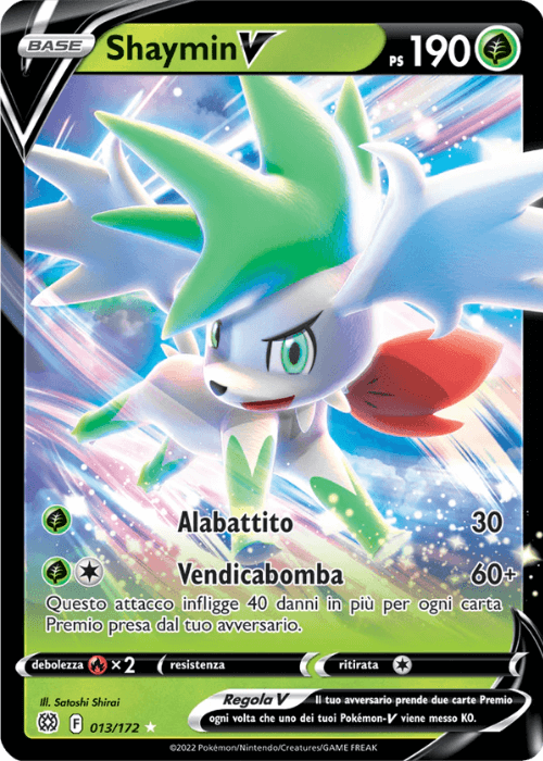 Pokémon Shaymin V 013/172 Astri Lucenti ITA
