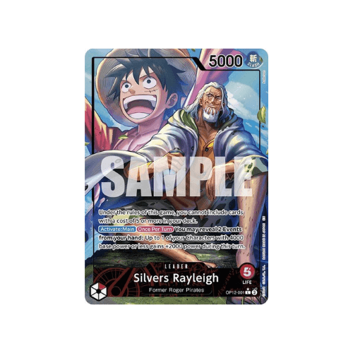 Silvers Rayleigh 001 Leader Alternate Art OP12 ENG