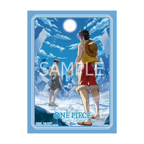 One Piece Card Game Official Sleeves Luffy & Ace 70 bustine Serie 15