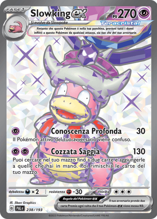 Pokémon Slowking ex 238/193 Evoluzioni a Paldea ITA