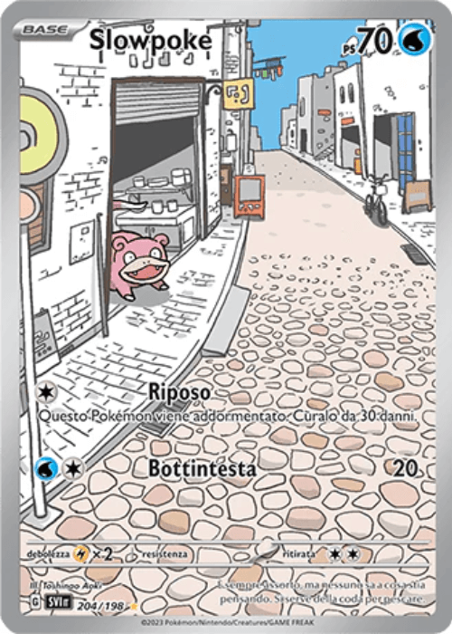 Pokémon Slowpoke 204/198 Scarlatto & Violetto ITA