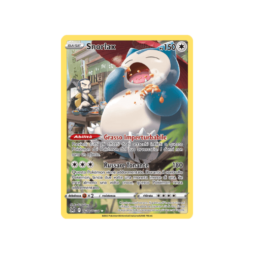 Pokémon Snorlax TG10/TG30 Origine Perduta ITA