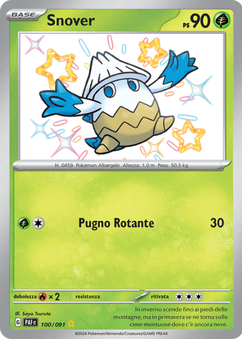 Pokémon Snover 100/091 Destino di Paldea ITA