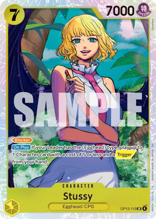 One Piece Stussy Super Rare OP13-110 ENG