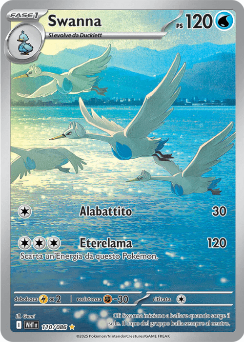 Pokémon Swanna 110/086 Fuoco Bianco ITA