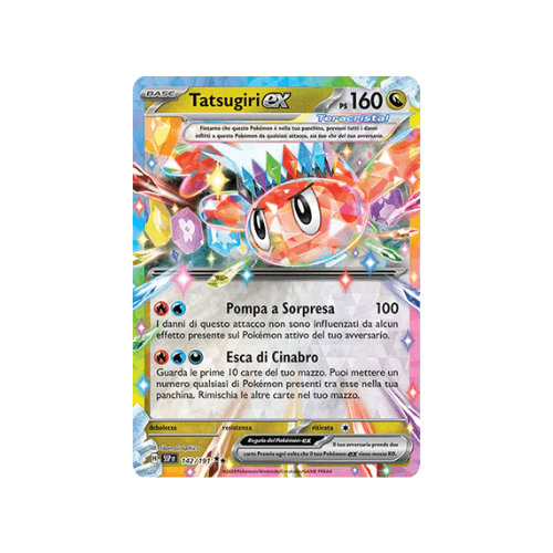 Pokémon Tatsugiri ex 142/191 Scintille Folgoranti ITA
