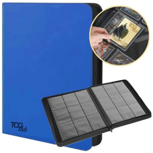 TcgLab Album per Toploader 9 Tasche Blu