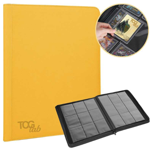 TcgLab Album per Toploader 9 Tasche Giallo