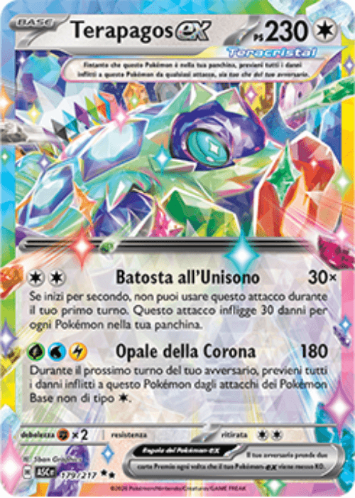Pokémon Terapagos ex 179/217 Ascesa Eroica ITA