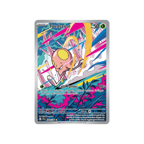 Pokémon Toedscool 201/198 Scarlatto & Violetto ITA