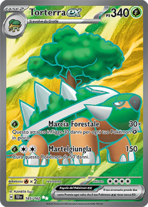 Pokémon Torterra ex 185/162 Cronoforze ITA