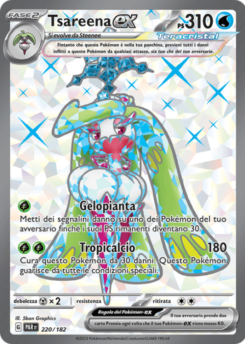 Pokémon Tsareena ex 220/182 Paradosso Temporale ITA