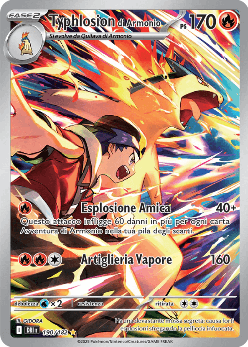 Pokémon Typhlosion di Armonio 190/182 Rivali Predestinati ITA