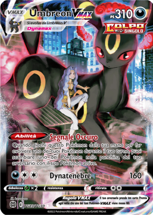 Pokémon Umbreon VMAX TG23/TG30 Astri Lucenti ITA