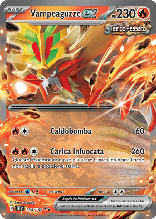 Pokémon Vampeaguzze ex 038/162 Cronoforze ITA