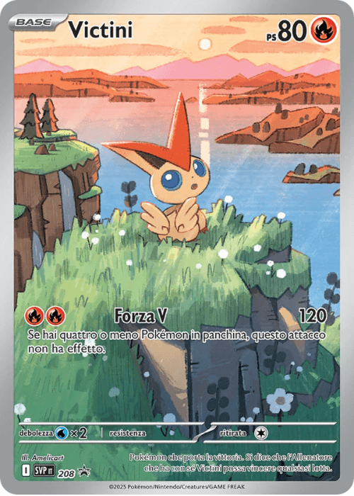Pokémon Victini 208 Promo Scarlatto & Violetto ITA
