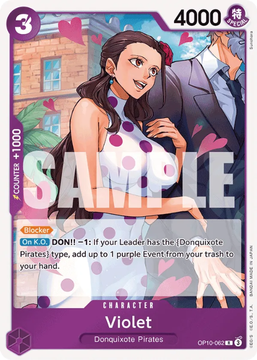 One Piece Violet Rare OP10-062 ENG